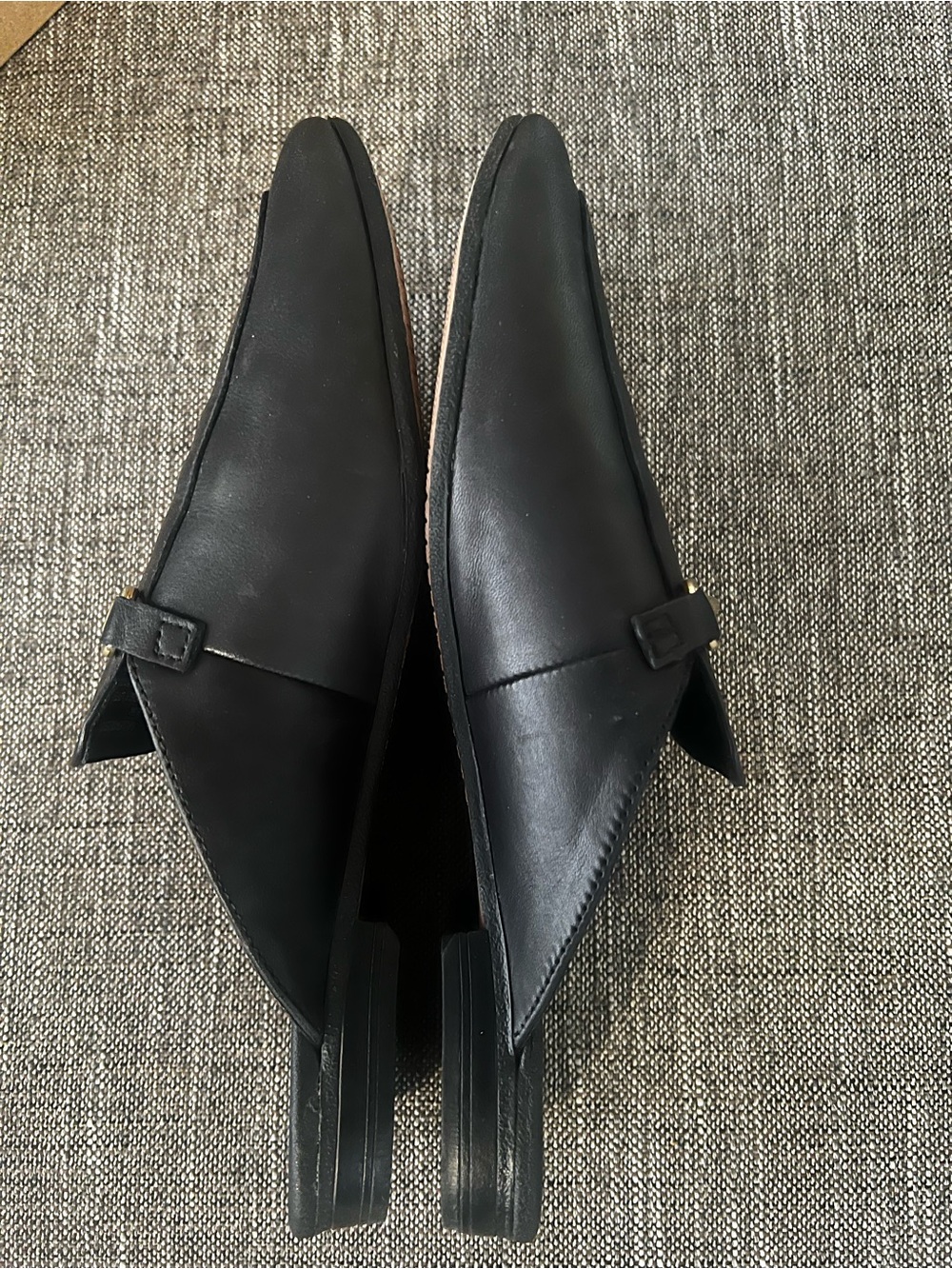 Steve Madden Galilea Black Gold Bit Mule Loafers Women’s Size 8.5 - Picture 3 of 7
